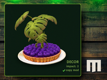 MIASNOW 2026 - Monstera Plant in Blueberry Tart, DECOR