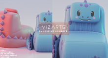 Vizarte. SnugSpine Lounger-Blue