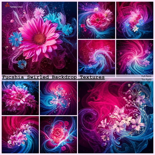 Fucshia Swirled Backdrop Textures