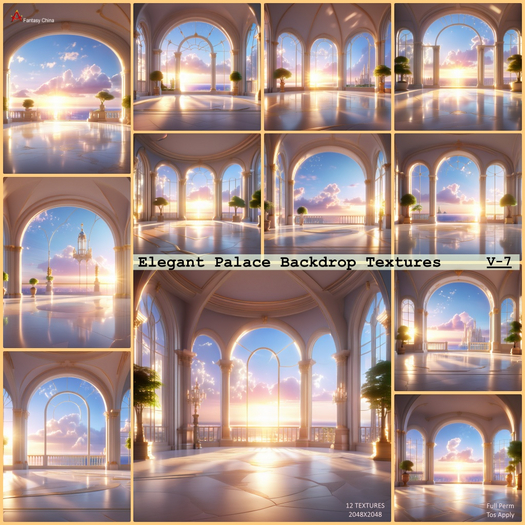 Elegant Palace Backdrop Textures