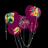 Carnaval Hearts Balloons   