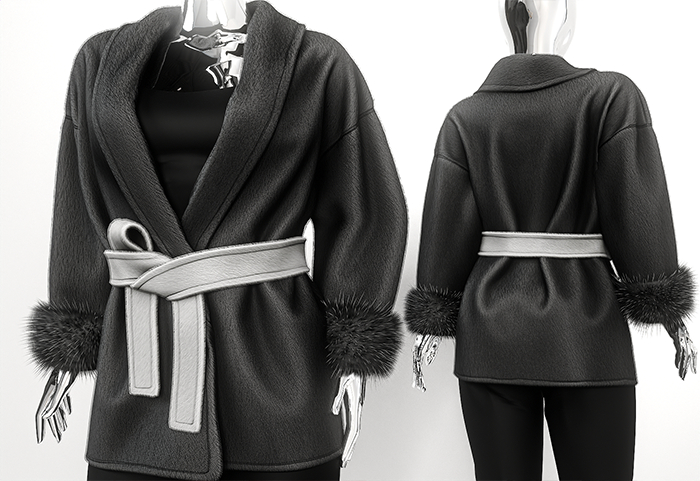 Erica Coat Black
