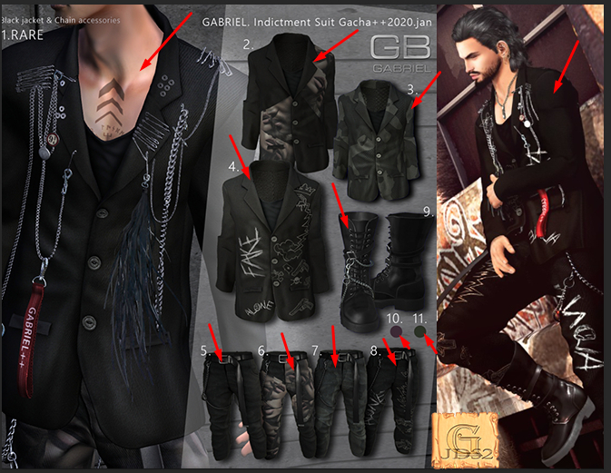 ::GB:: Indictment  FULL SET RARE- Legacy-All colors