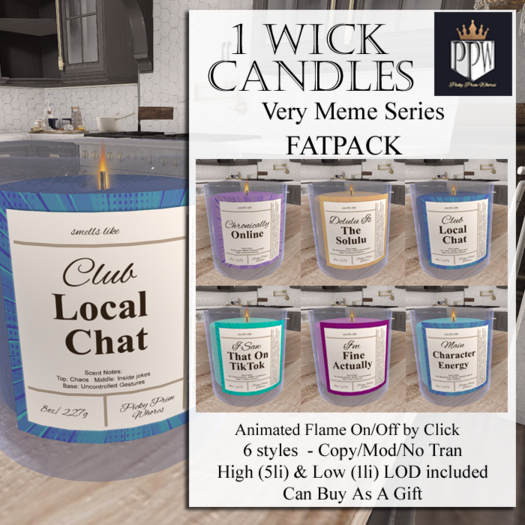 PPW - Candle Very Meme Set (ADD)