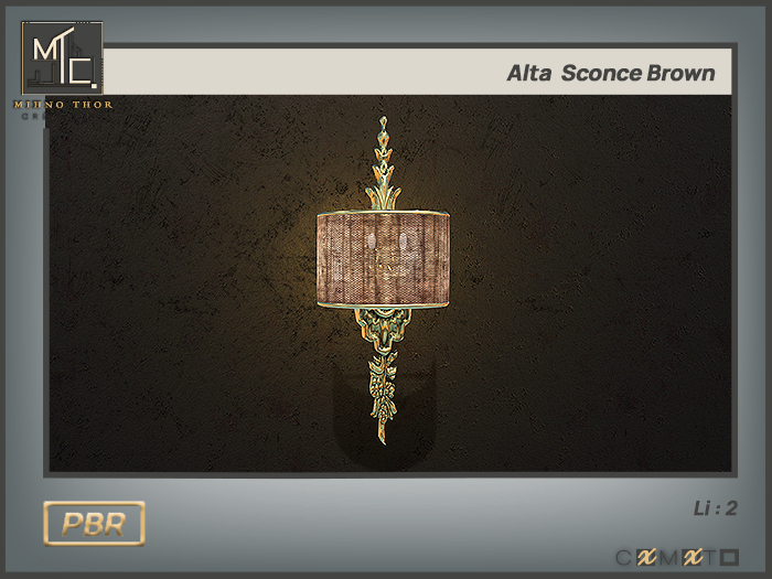 Alta Sconce brown
