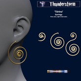 .:Thunderstorm:. 'Tōrino' earrings