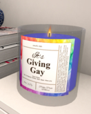 PPW - Candle LGTBQA+ Giving Gay (ADD)