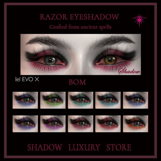 Shadow Luxury Store - Razor Eyeshadow Bom