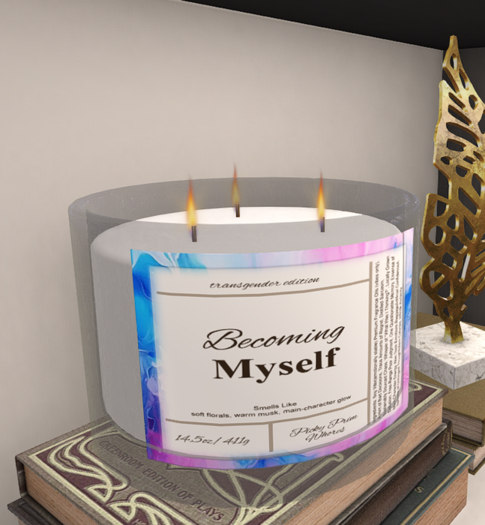 PPW - 3 Wick Candle Queer Specific Trans (ADD)