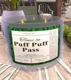 PPW - 3 Wick Candle Gift Puff Puff Pass (ADD)