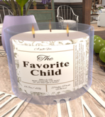 PPW - 3 Wick Candle Gift Favorite Child (ADD)