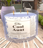 PPW - 3 Wick Candle Gift Cool Aunt (ADD)