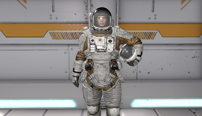 Astronaut Spacesuit - Gold