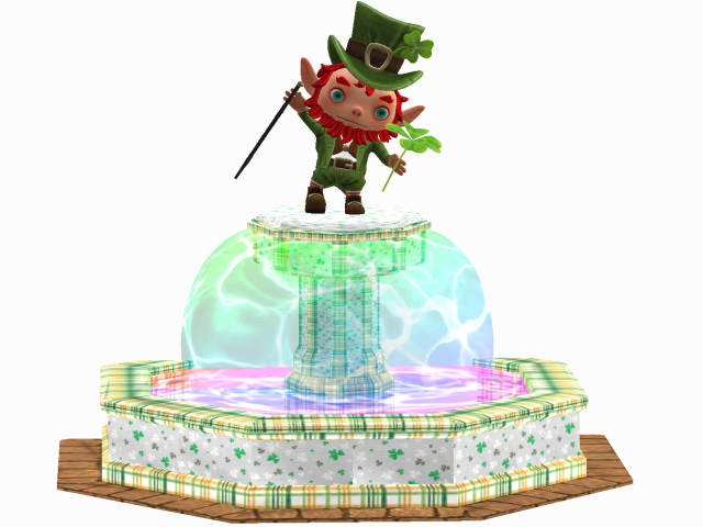 St Patrick's Day Fountain