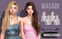 Wasabi // Blush Hair - Monochrome