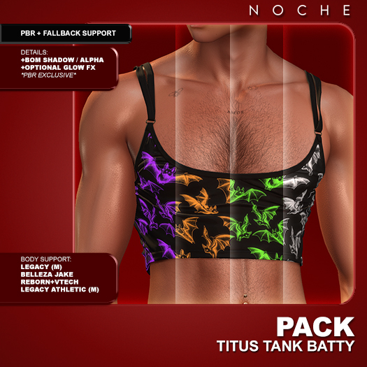 Noche. Titus Tank Batty Pack