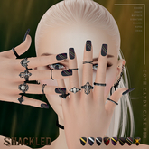 SHACKLED - Goth Candy Cane PBR [Square Short]