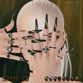 SHACKLED - Goth Candy Cane PBR [Coffin Nails]