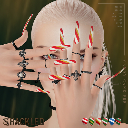 SHACKLED - Candy Cane PBR [Coffin Nails]