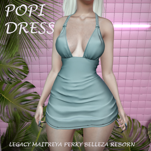 POPI DRESS SKY-