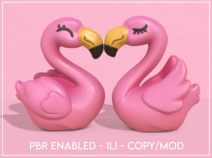 Kissing Flamingos
