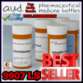 aud. Pharmaceuticals Medicine Bottles – Full Perm