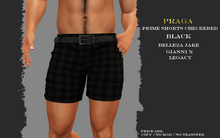 Praga Prime Shorts Checkered - Black