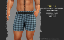 Praga Prime Shorts Checkered - Bluebell
