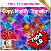 LuckyLamb Rainbow Crystal Texture Set 5 – Seamless Full Perm Gift