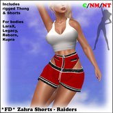 *FD* Zahra Shorts [Boxed] Raiders