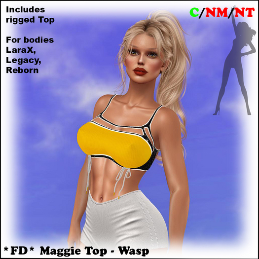 *FD* Maggie Top [Boxed] Wasp