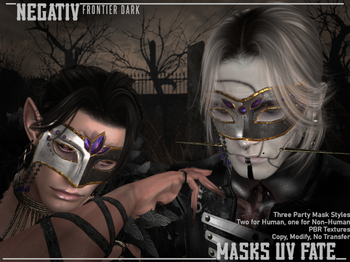  ̅NEGATIV ̅  Masks Uv Fate