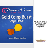 Gold Coin Emitter St Patrick Day