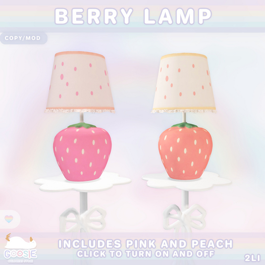 Goosie - Berry Lamp - Unpack