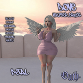 {Oath.} Dove Leather Dress Petal