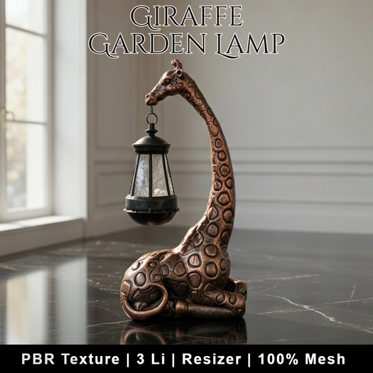 .:MM:. Giraffe Garden Lamp