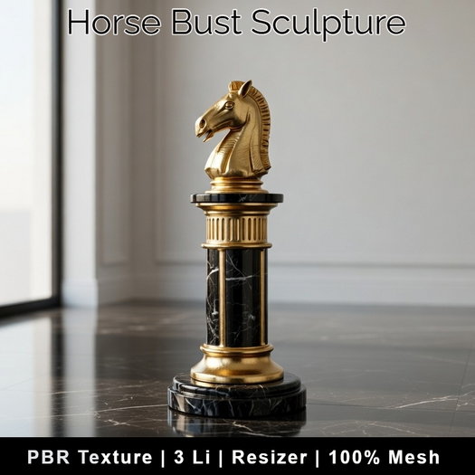 .:MM:. Horse Bust Column
