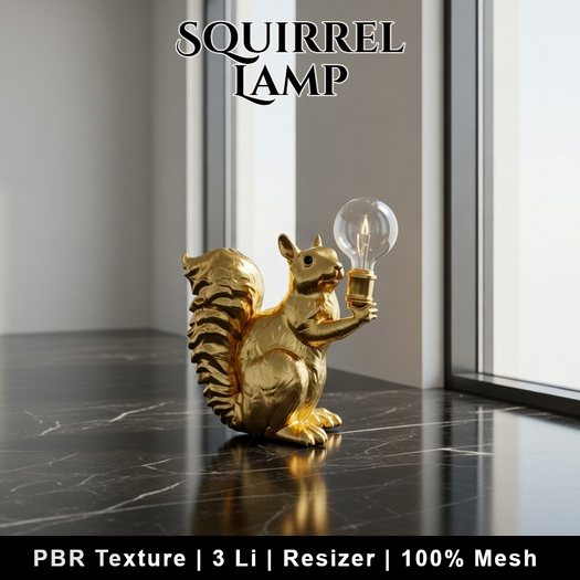 .:MM:. Squirrel Lamp