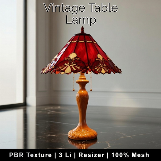 .:MM:.  Vintage Table Lamp