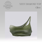 SEXY DIAMOND TOP OLIVE