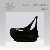 SEXY DIAMOND TOP BLACK