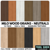 Tool Shed - Milo Wood Grains - Neutrals 