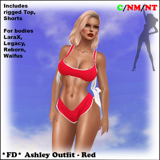 *FD* Ashley Outfit [Boxed] Red