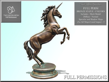 FULL PERM Bronze Statue – Unicorn