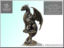FULL PERM Bronze Statue – Dragon
