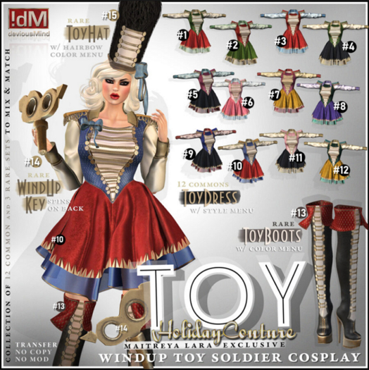 15 RARE !dM Toy **TOY HAT** (BOX LARA)