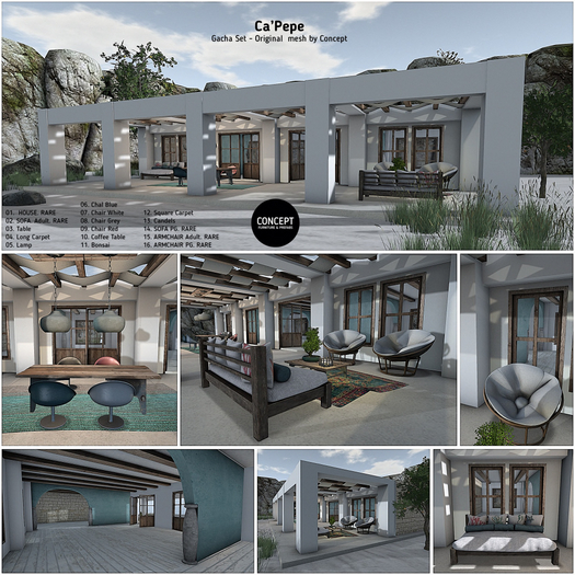 Concept} 01. Ca'Pepe. House. RARE