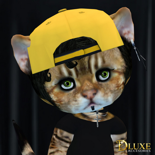 *DLUXE* DINKIES ROOK BASEBALL CAP* yellow