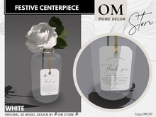 |OM| Festive Centerpiece (White)