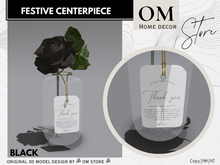 |OM| Festive Centerpiece (Black)